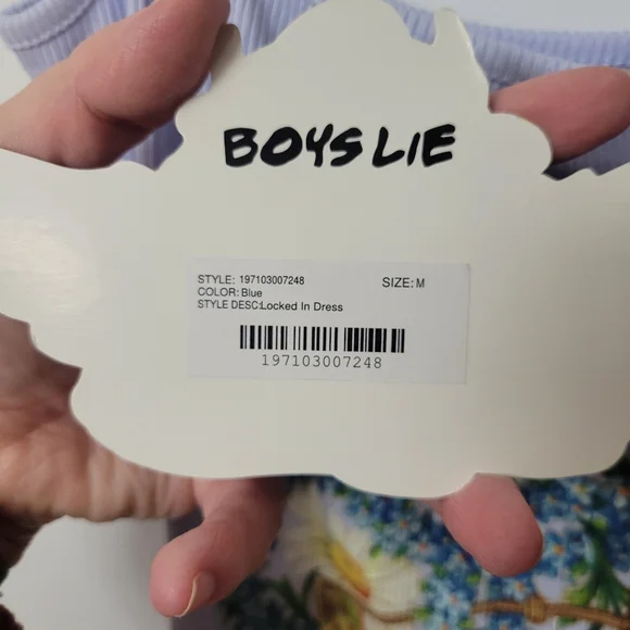 BOYS LIE, Floral Heart Graphic Maxi Dress - Picture 8 of 8